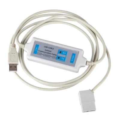 Cable de programación USB para PLC Rievtech, con conector USB al computador