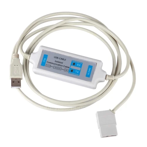 Cable de programación USB para PLC Rievtech, con conector USB al computador