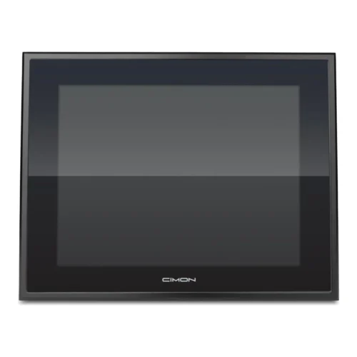 Computador industrial táctil de 10,4 pulgadas CIMON iNP510-D, vista frontal Computador industrial táctil CIMON iNP510-D de 10,4 pulgadas, el más compacto de la serie