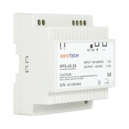 Fuente de Alimentación 24V CC para Riel DIN, 15 a 120 W · Rievtech serie RPS