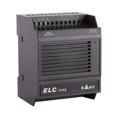 Fuente conmutada Rievtech ELC-12AS de riel DIN con salida de 12 V CC y 3 A
