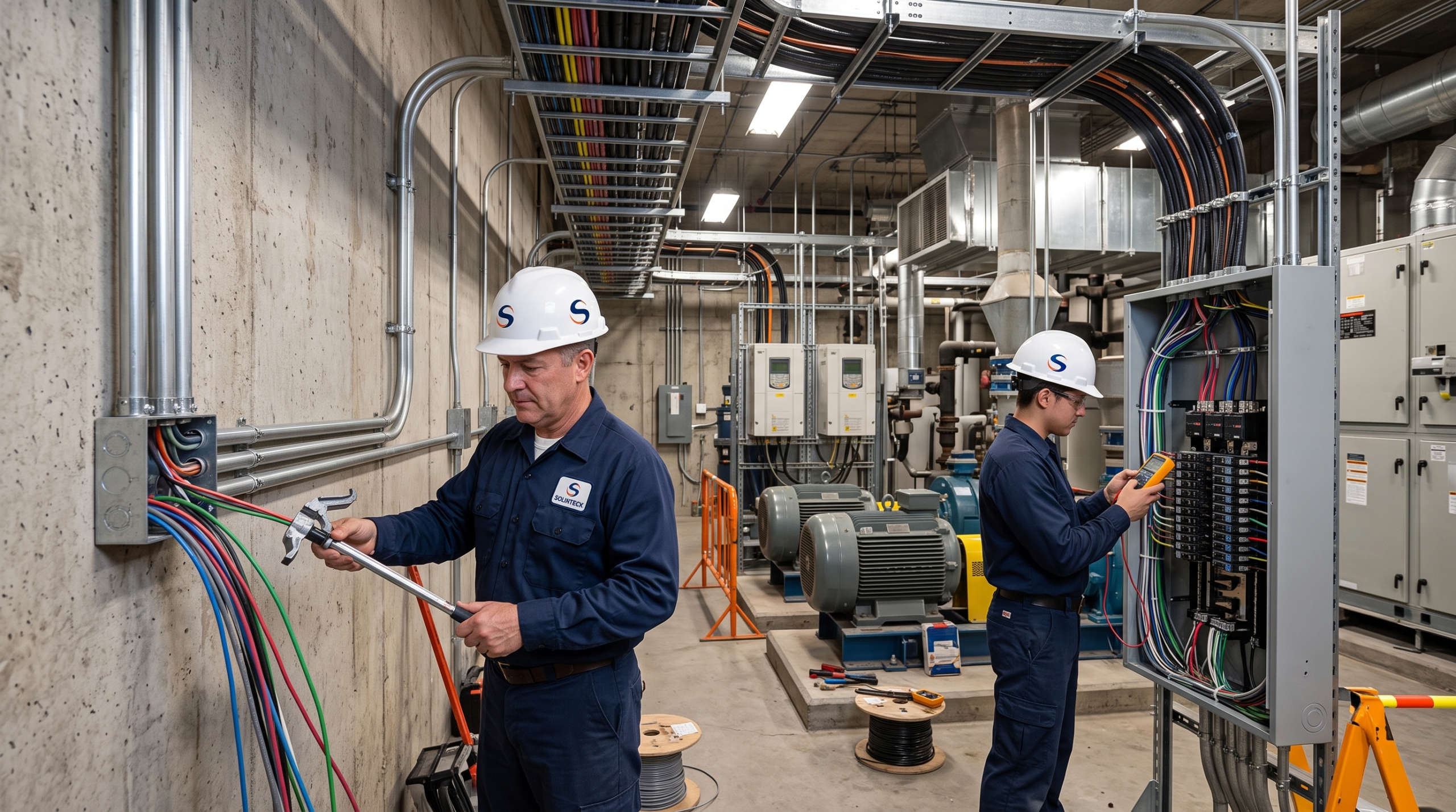 Ingeniería eléctrica de Solinteck en Bogotá: diseño de instalaciones de baja tensión, Smart Grids y monitoreo de energía en la nube con certificación RETIE.
