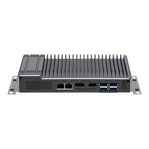 Mini PC industrial CIMON NB, puertos traseros Puertos del mini PC industrial CIMON NB: 2 Ethernet Gigabit, HDMI, DisplayPort y 4 USB 3.0
