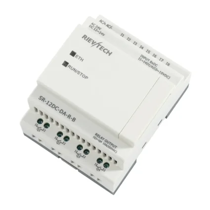 Mini PLC / Relé Programable 8E/4S 12-24V analógico sin display · SR-12DC-DA-R-B