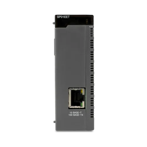 Módulo Ethernet de 10/100 Mbps con Modbus TCP · CIMON CM3-SP01EET Módulo Ethernet de 10/100 Mbps con Modbus TCP CIMON CM3-SP01EET, vista frontal