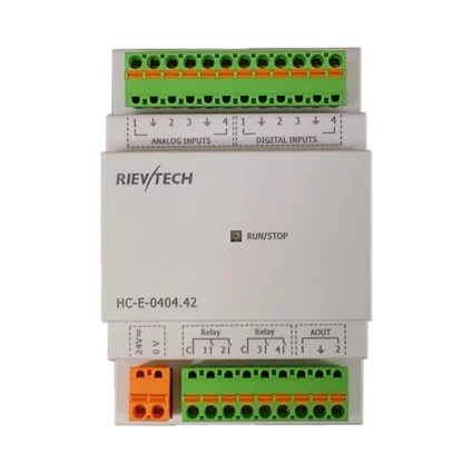 Módulo de Expansión HVAC con Entradas Universales · Rievtech HC-E-0404.42