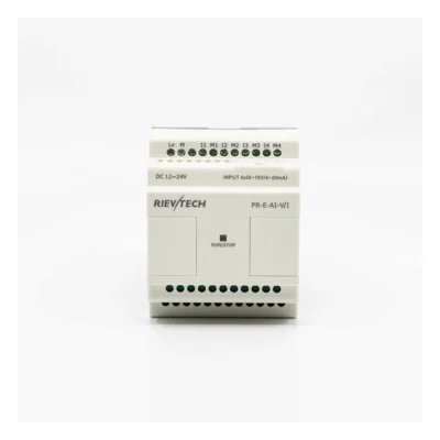 Módulo de expansión Rievtech PR-E-AI-V/I con entradas analógicas en tensión o corriente