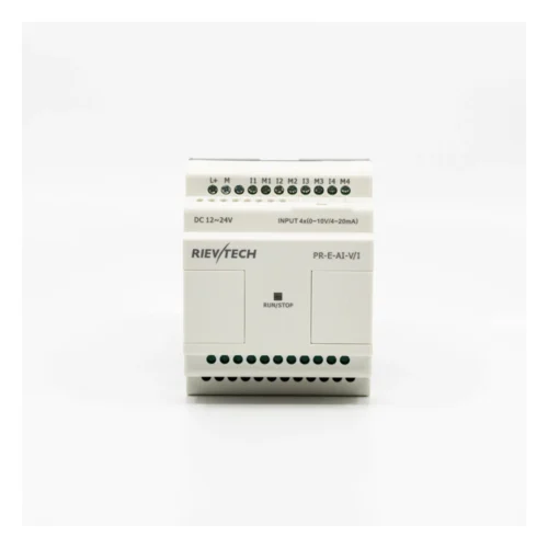 Módulo de expansión Rievtech PR-E-AI-V/I con entradas analógicas en tensión o corriente