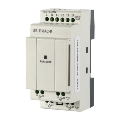Módulo de expansión PLC Rievtech SR-E-8AC-R de 4 entradas y 4 salidas relé a 110-240V