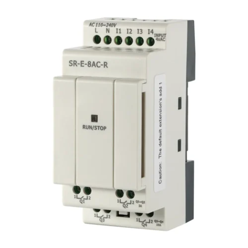 Módulo de expansión PLC Rievtech SR-E-8AC-R de 4 entradas y 4 salidas relé a 110-240V