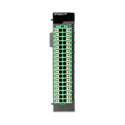 Módulo de 32 salidas por transistor NPN con bornera push-in · CIMON CM3-SP32EOTP Módulo de 32 salidas por transistor NPN con bornera push-in CIMON CM3-SP32EOTP, vista frontal