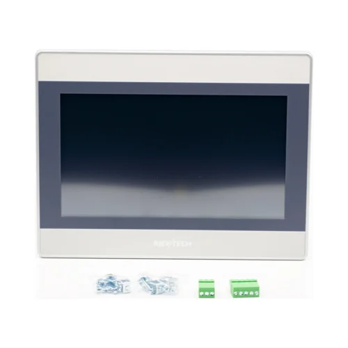 Pantalla HMI Rievtech RTS6100M de 10,1 pulgadas panorámica con táctil resistiva y Ethernet