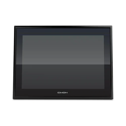 Pantalla HMI de 12,1 pulgadas táctil resistiva · CIMON CM-eXT2-12W-R-DF Pantalla HMI de 12,1 pulgadas táctil resistiva CIMON CM-eXT2-12W-R-DF, vista frontal