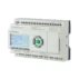 PLC con 4G y WiFi Rievtech PR-26 en perspectiva, mostrando su carcasa para riel DIN