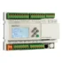 PLC HVAC Rievtech HC-M-D1006.82-1E en perspectiva desde la izquierda, con la pantalla LCD y el teclado de programación a la vista