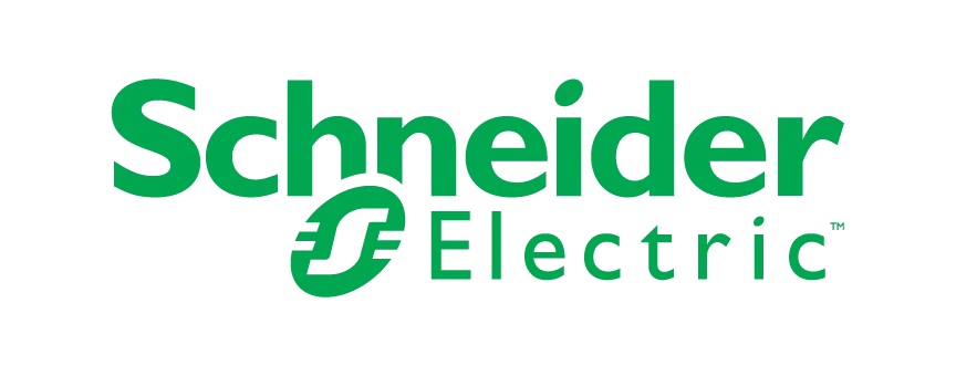 Logo de Schneider Electric, marca representada por SOLINTECK en Colombia
