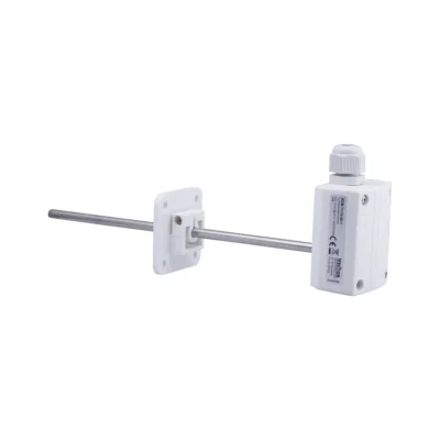 Sonda de temperatura para ducto con caja y brida Vector SDB-T