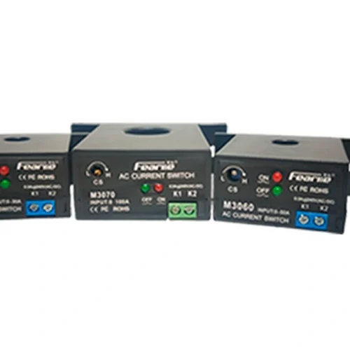 Diferentes modelos de donas de corriente AC serie M30 marca Fearlie para tableros eléctricos