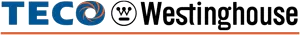 Logo de Teco Westinghouse, marca representada por SOLINTECK en Colombia