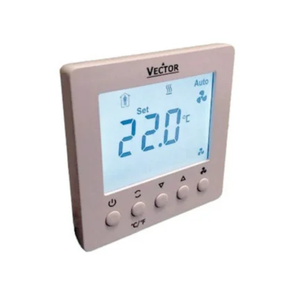 Termostato Modbus RTU para Fan Coil 110-240V · Vector Controls TRA-F