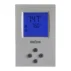 Termostato fancoil Vector Controls TLC3-U en caja norteamericana, vista frontal con display en grados Fahrenheit