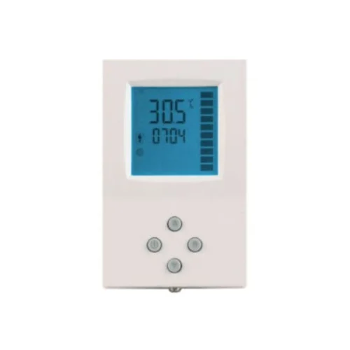 Termostato de habitación Vector TLC3-BCR-U, carcasa OPU norteamericana Termostato de habitación Vector Controls TLC3-BCR-U en carcasa OPU norteamericana rectangular