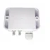 Transmisor de presión diferencial LEFOO LFM108 vista trasera con orificios para fijación en pared o ducto