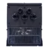 Base del variador de frecuencia IP54 Rievtech V910 con cinco prensaestopas sellados para entrada de cables y rejilla de ventilación