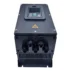 Vista superior del variador de frecuencia IP54 Rievtech V910 mostrando la tapa sellada y los prensaestopas